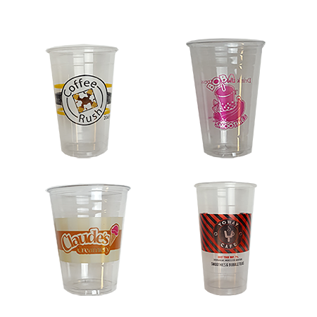 Pet clear cups