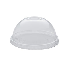 8-10oz PET Dome Lid (No Hole) - Clear - 78mm (1000 per case)