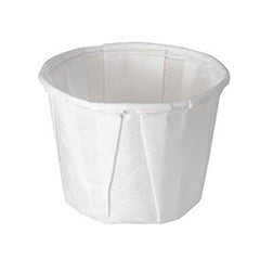 0.5oz Paper Souffle Portion Cup - White - (5000 per case)