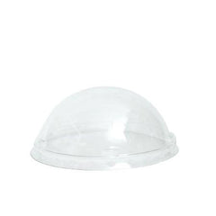 6oz PET Dome Lid for Ice Cream Cup - Yogurt Cup Lids - Clear (1000 per case)