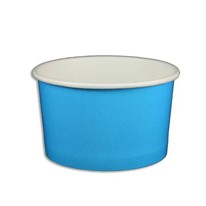 05 OZ. PAPER YOGURT CUPS, SOLID COLOR BLUE - 1,000 / CS - (item code: 20541) - CarryOut Supplies