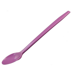 Long Handle Plastic Soda Spoons - Purple - (1000 per case)