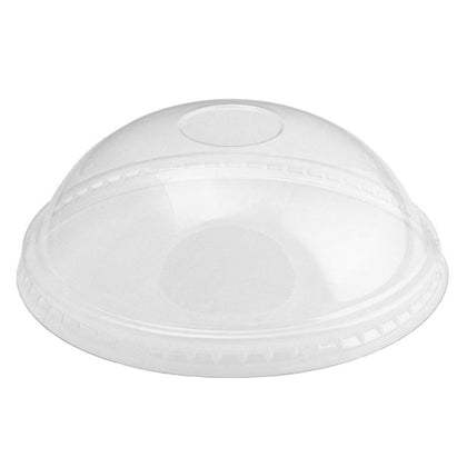Ice Cream Cup PET Dome Lid 04 oz 74 MM- Clear (1000/case) - CarryOut Supplies