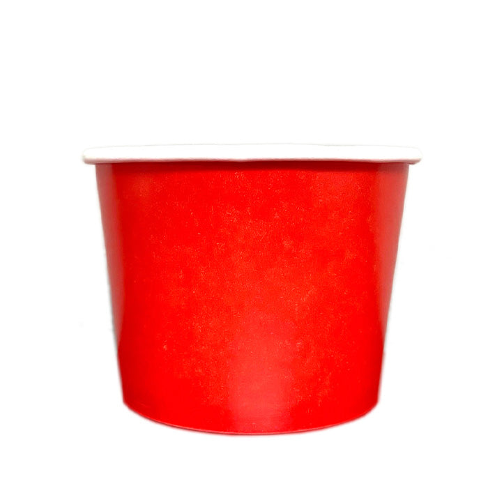 12 oz Red Ice Cream Cups