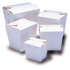 8oz Microwavable Paper Pail Box - White (450 per case)