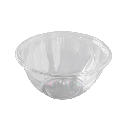 PET Salad Bowl with Lid 18 oz- Clear (150/case) - CarryOut Supplies