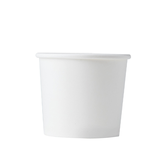 Paper Ice Cream Cup 3.5oz White 1000 case
