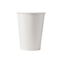 12oz Cold Drink Paper Cup 90mm - White (1000 per case)