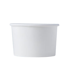 10oz Paper Ice Cream Cup - White (1000 per case)