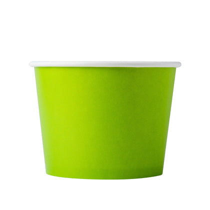 Frozen Yogurt/Soup Cup 12 oz- Green (1000/case) - CarryOut Supplies