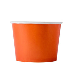 12oz Frozen Yogurt/Soup Cup - Orange (1000 per case)