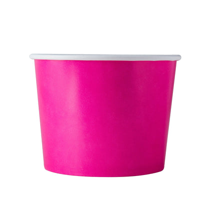 Frozen Yogurt/Soup Cup 16 oz- Pink (1000/case) - CarryOut Supplies