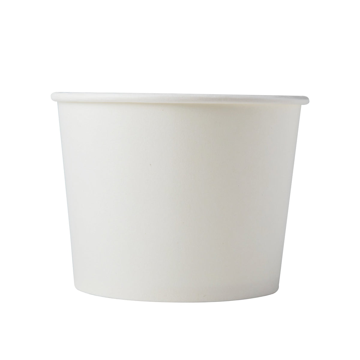16oz Frozen Yogurt/Soup Cup White (1000 per case) Carryout Supplies