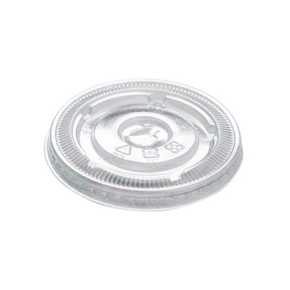 Cold Drink PET 90 MM Flat Lid 12-22 oz- Clear (2000/case) - CarryOut Supplies