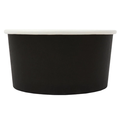 Frozen Yogurt/Soup Cup 28 oz- Black (600/case) - CarryOut Supplies