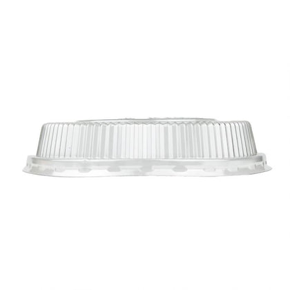 Yogurt/Soup Cup PET Dome Lid 24/32 oz- Clear (600/case) - FLAT TOP - CarryOut Supplies