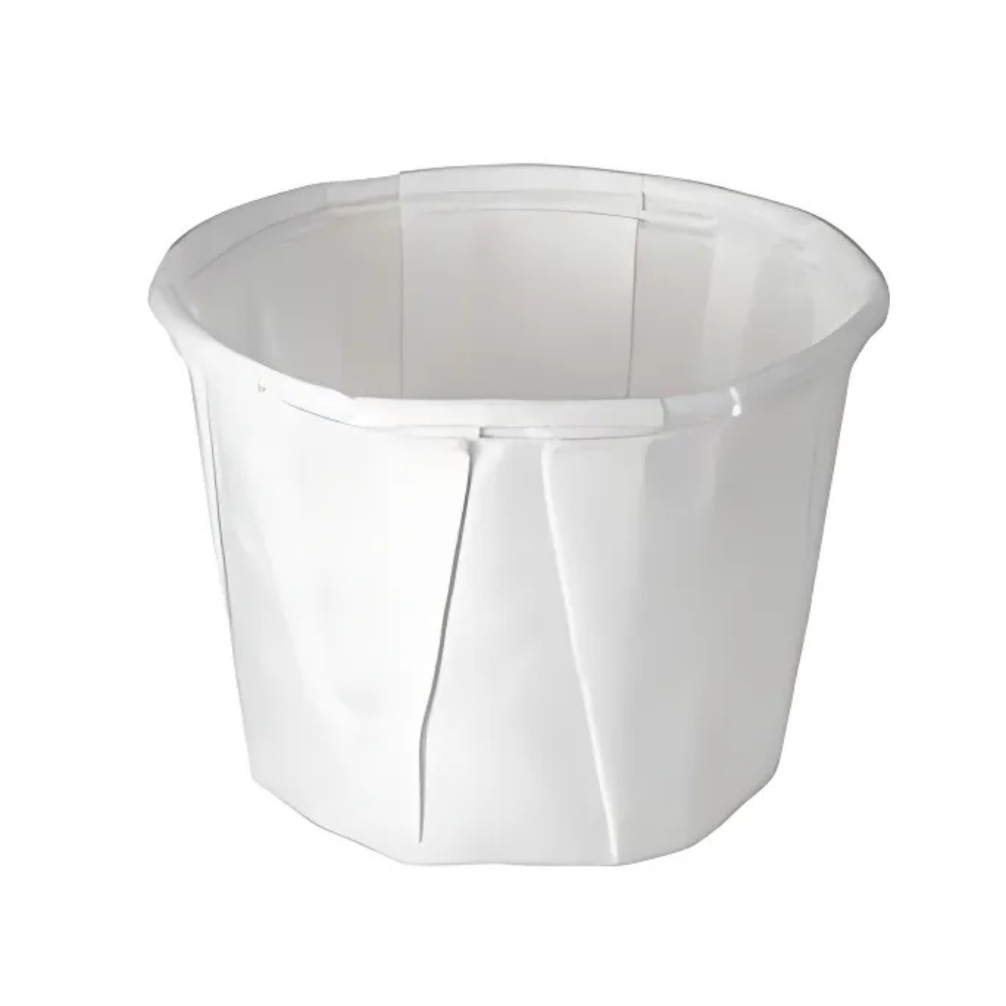 0.5oz Paper Souffle Portion Cup - White - (5000 per case) - Carryout Supplies