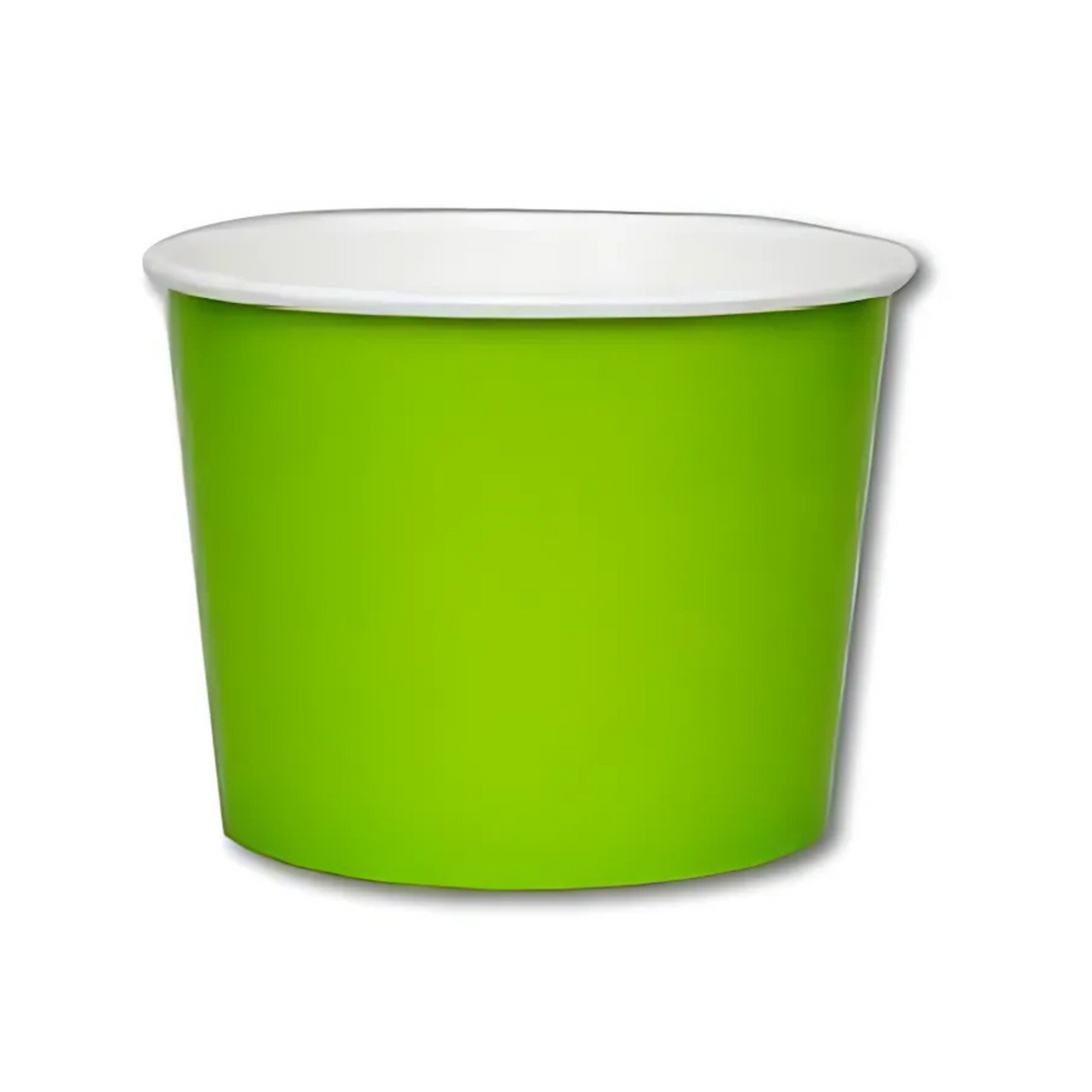 16oz Frozen Yogurt/Soup Cup - Green (1000 per case) - Carryout Supplies