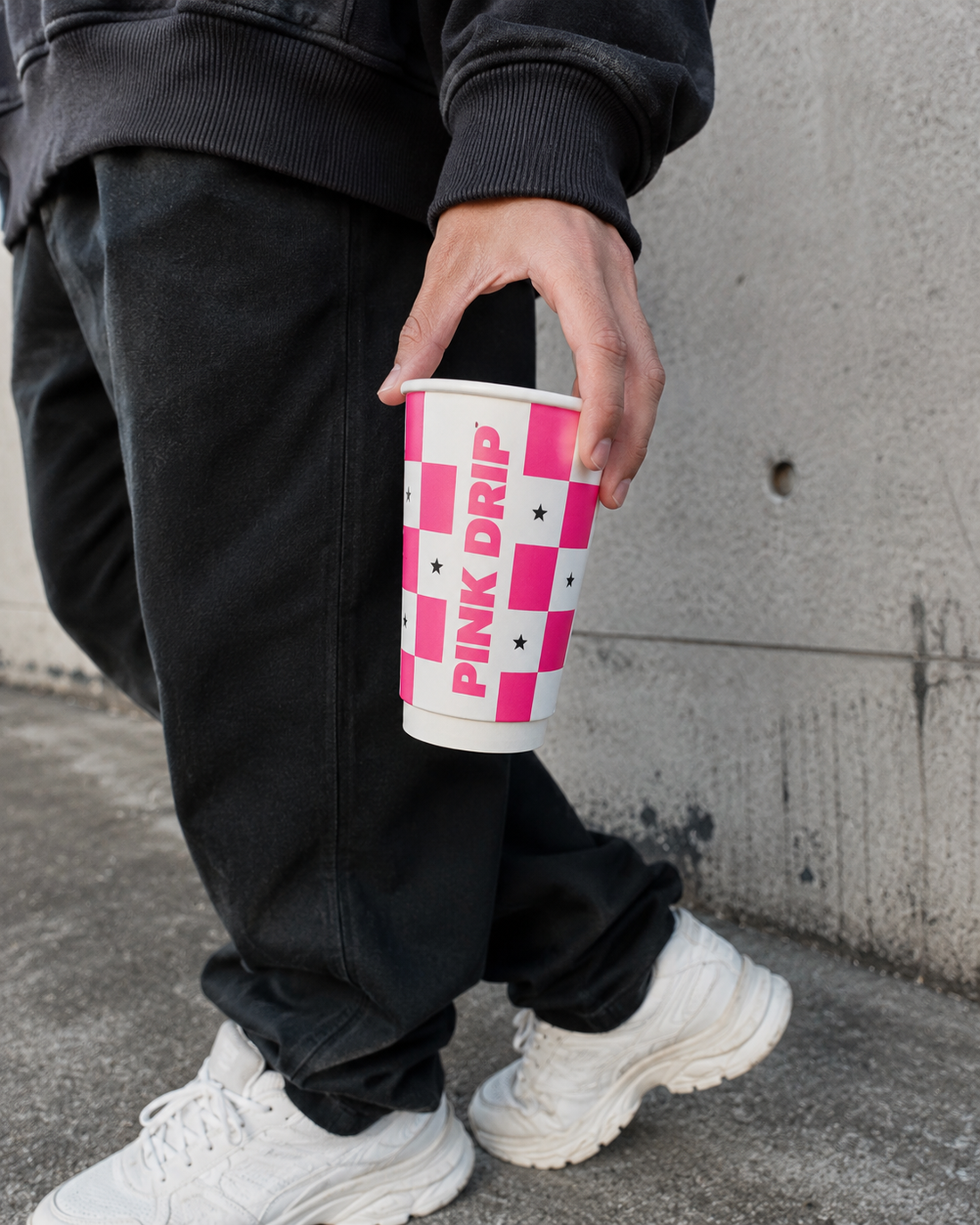 Custom Printed – Double Wall Paper Hot Cup (White) – 90MM / 12 OZ - Carryout Supplies