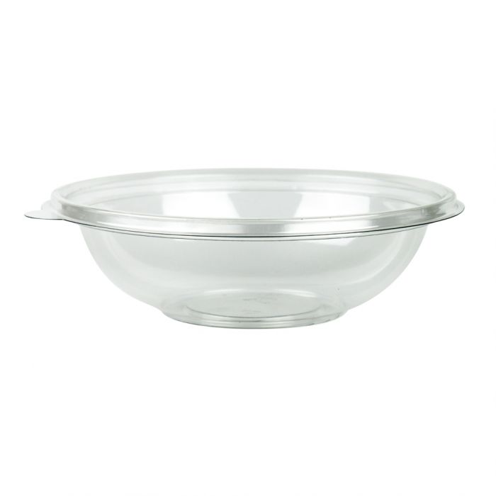 18oz PET Salad Bowl with Lid - Clear (300 per case) - Carryout Supplies