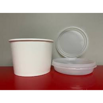 64oz Paper/Plastic Hot/Cold Food Container - (225 per case) - Carryout Supplies