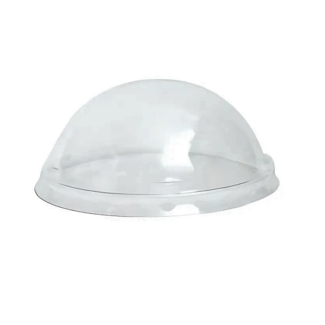 6oz PET Dome Lid for Ice Cream Cup - Yogurt Cup Lids - Clear (1000 per case) - Carryout Supplies