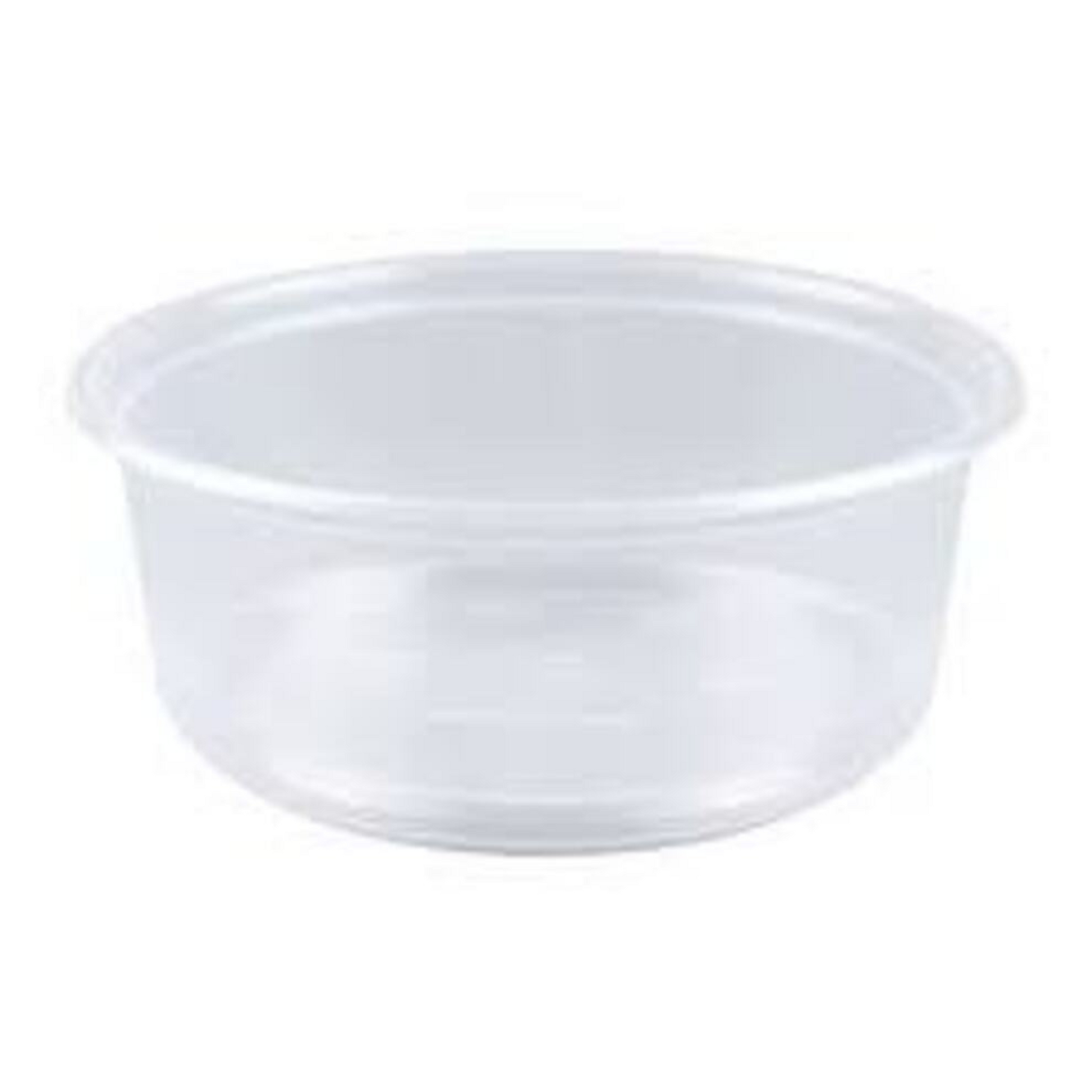 8oz Clear Round Deli Container - Bowls Only (500 per case) - Carryout Supplies