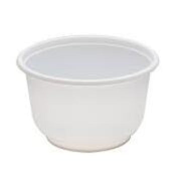 32oz Microwavable PP Injection To Go Bowl - White (300 per case) - Carryout Supplies