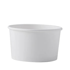 5.5oz Paper Ice Cream Cup - White (1000 per case)