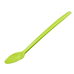 Long Handle Plastic Soda Spoons - Lime Green - (1000 per case)