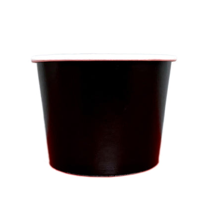 Frozen Yogurt/Soup Cup 12 oz- Black (1000/case) - CarryOut Supplies
