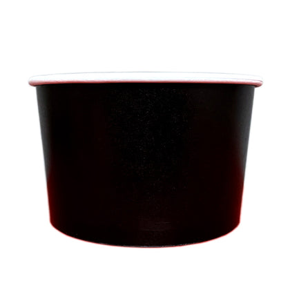 Frozen Yogurt/Soup Cup 20 oz- Black (600/case) - CarryOut Supplies