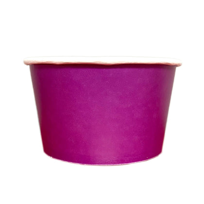 Frozen Yogurt/Soup Cup 24 oz- Purple (600/case) - CarryOut Supplies