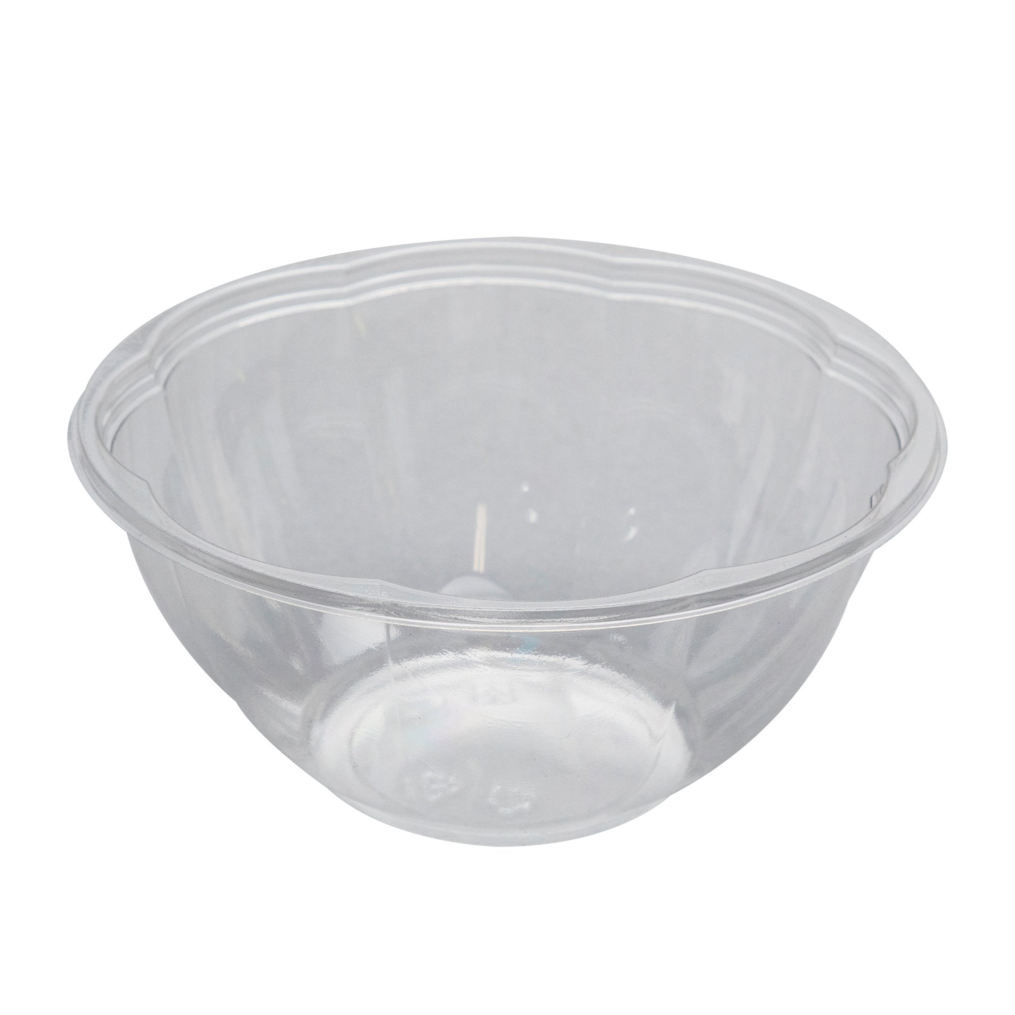 Yocup Company: Yocup 32 oz Clear 7 Premium PET Plastic Salad Bowl
