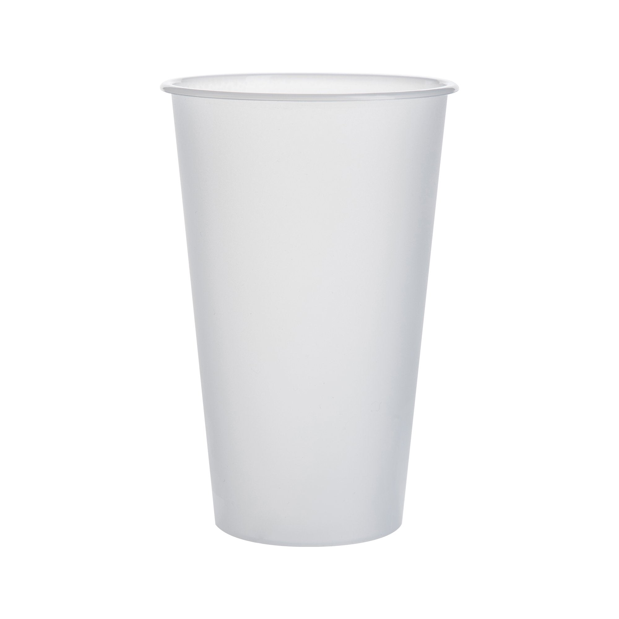 16oz PP Plastic Premium Injection Cup - Frost (1000 per case ...