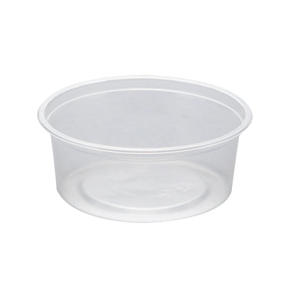 Microwavable PP Food Container 08 oz- Clear (500/case) - CarryOut Supplies