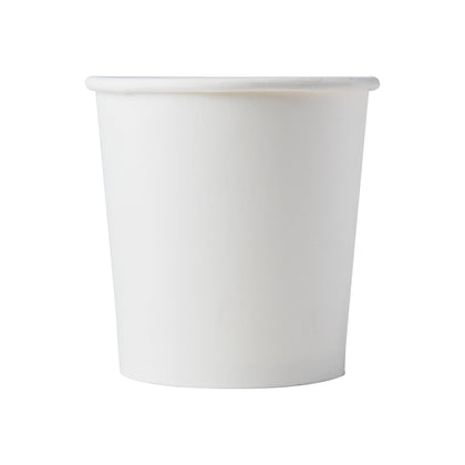 Paper Ice Cream Cup 16oz- White (1000/case) - CarryOut Supplies