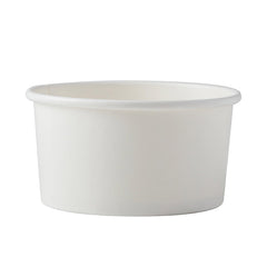 6oz Paper Ice Cream Cup - White (1000 per case)