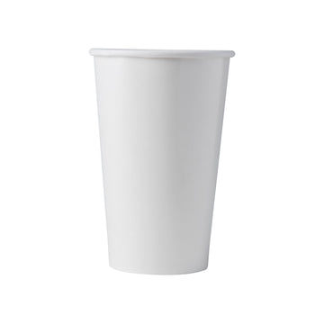 Cold Drink Cup 90 MM 16 oz- White (1000/case) - CarryOut Supplies