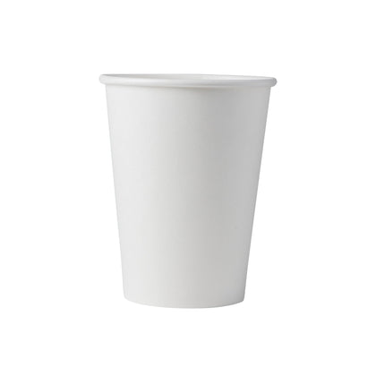 Single Wall Hot Drink Paper Cup 12 oz- White (1000/case) - CarryOut Supplies