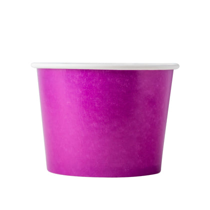 Frozen Yogurt/Soup Cup 12 oz- Purple (1000/case) - CarryOut Supplies