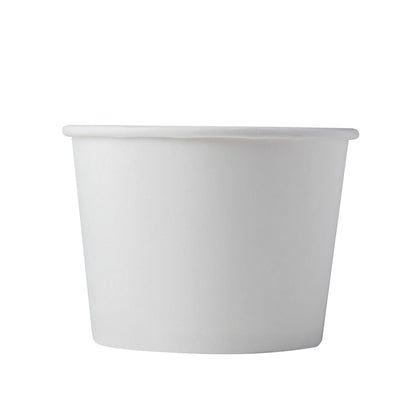 Frozen Yogurt/Soup Cup 12 oz- White (1000/case) - CarryOut Supplies