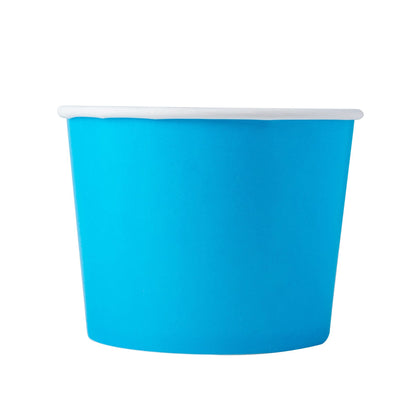 Frozen Yogurt/Soup Cup 16 oz- Blue (1000/case) - CarryOut Supplies