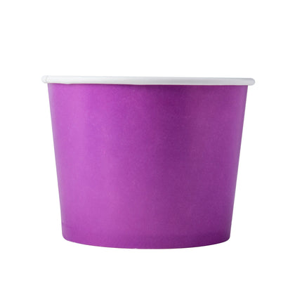 Frozen Yogurt/Soup Cup 16 oz- Purple (1000/case) - CarryOut Supplies