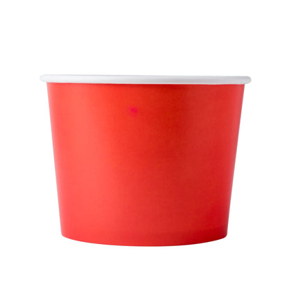 Frozen Yogurt/Soup Cup 16 oz- Red (1000/case) - CarryOut Supplies