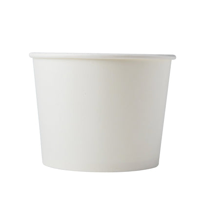 Frozen Yogurt/Soup Cup 16 oz- White (1000/case) - CarryOut Supplies