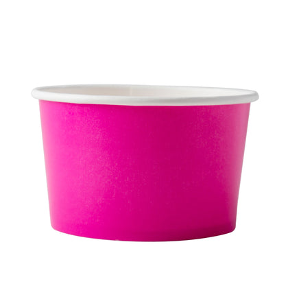 Frozen Yogurt/Soup Cup 20 oz- Pink (600/case) - CarryOut Supplies