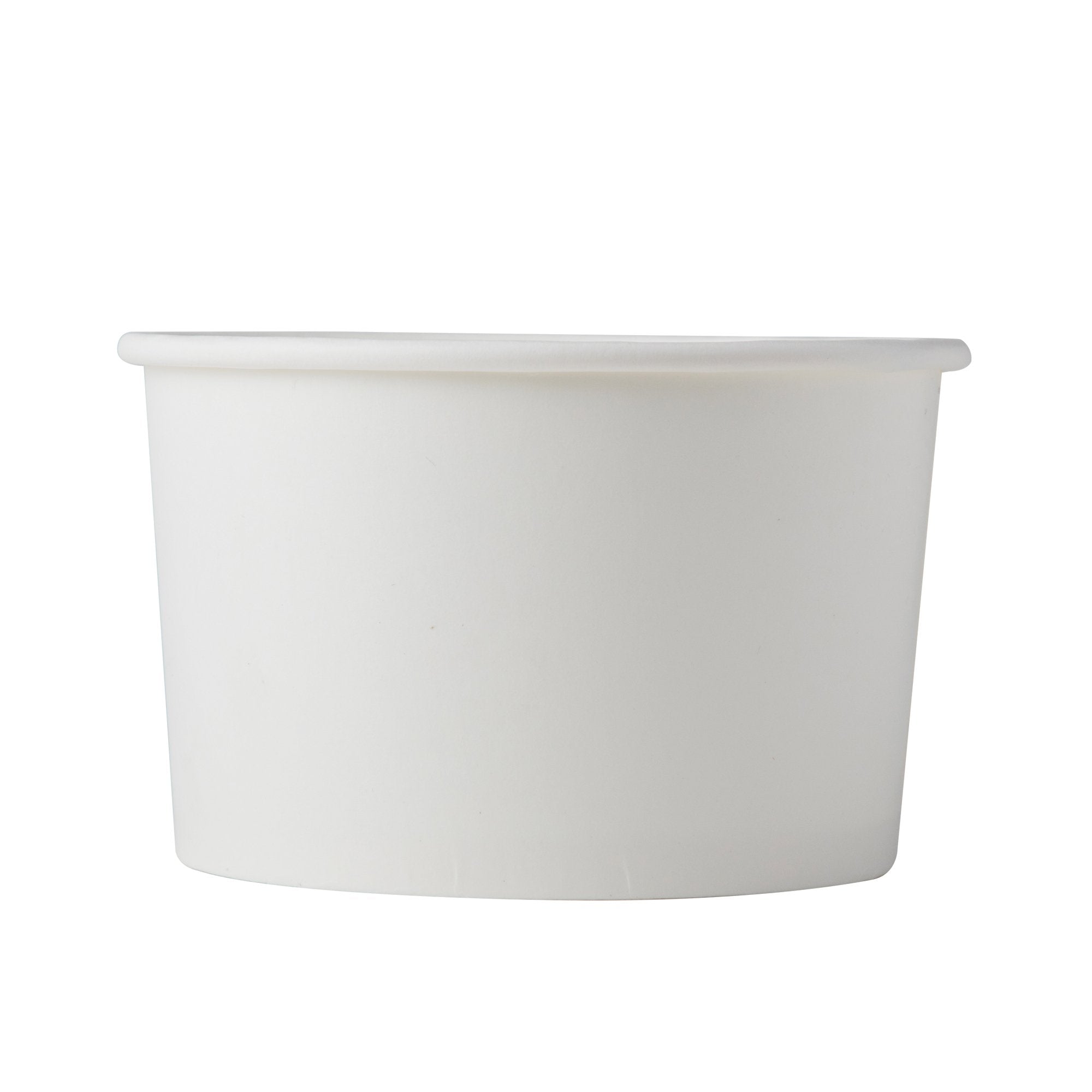 Choice 1/2 Gallon White Paper Frozen Yogurt / Food Cup with