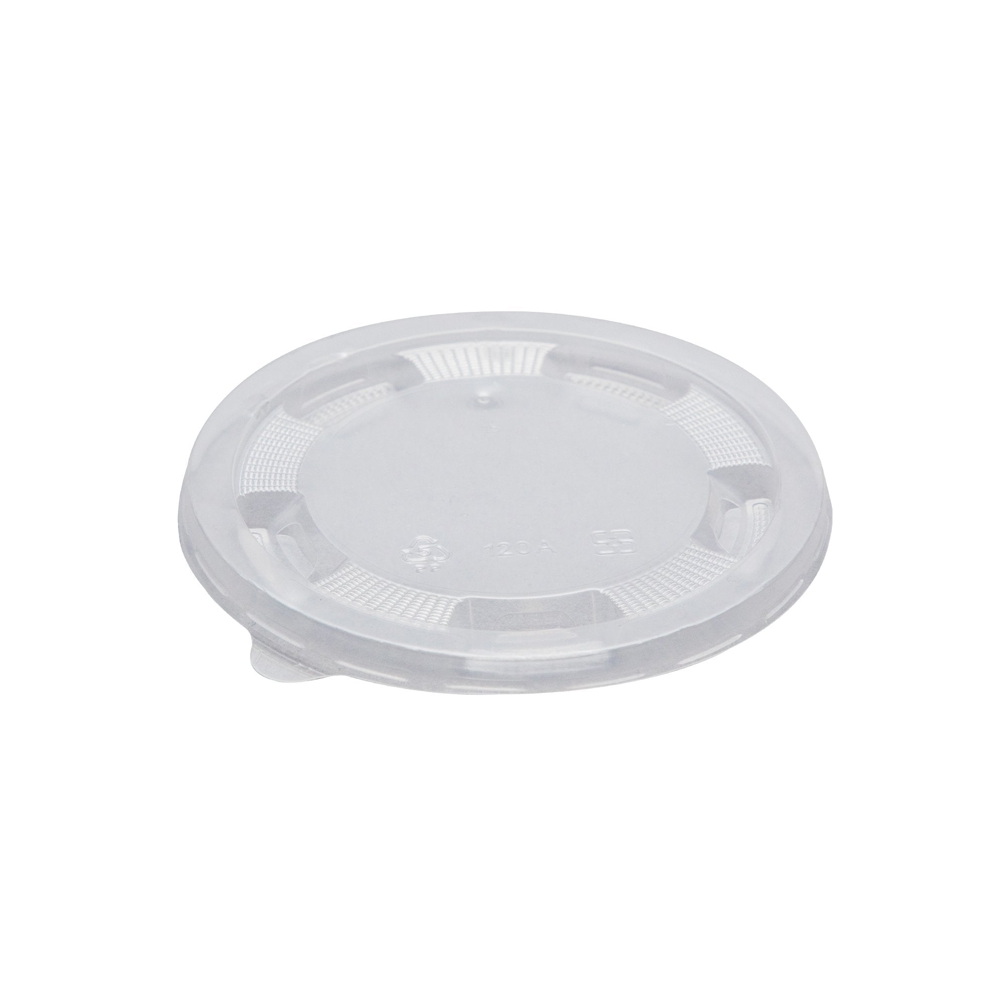 Microwavable PP Injection To Go Bowl Lid 120MM- Clear (1000/case)