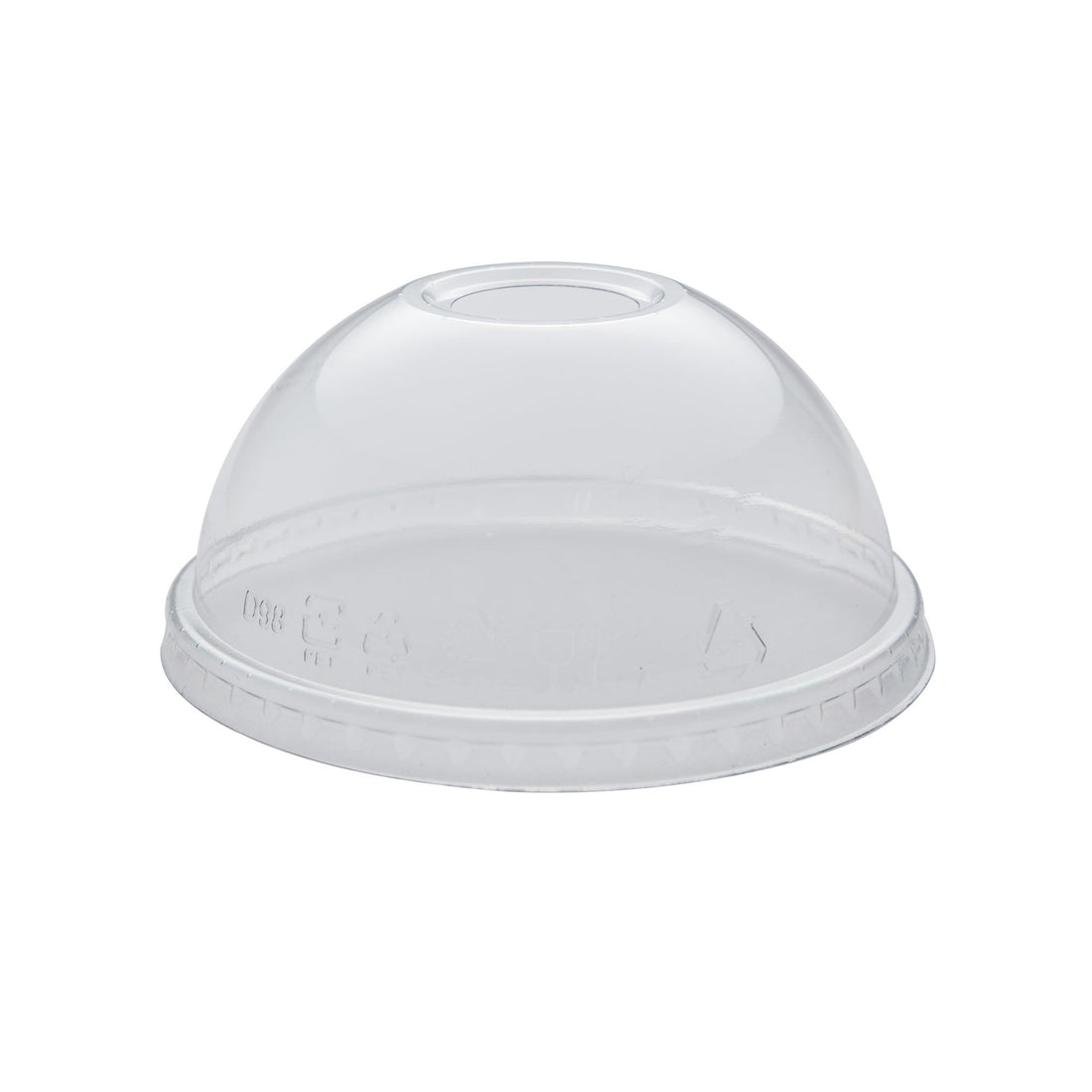 Cold Cup PET 98 MM Dome Lid 12-24 oz- Clear (1000/case) - CarryOut Supplies